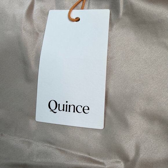 Quince 100% Washable Silk Mini Skirt Champagne Size XS Luxury Old Money NWT - Picture 9 of 13